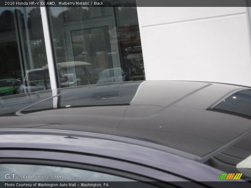 Mulberry Metallic / Black 2016 Honda HR-V EX AWD