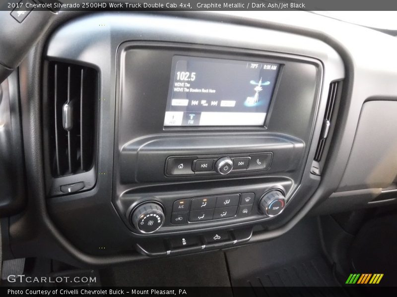 Graphite Metallic / Dark Ash/Jet Black 2017 Chevrolet Silverado 2500HD Work Truck Double Cab 4x4