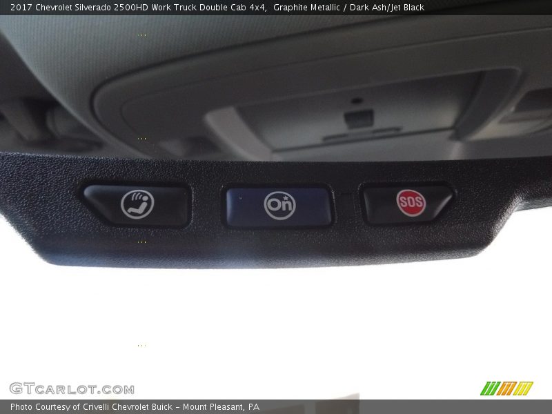 Graphite Metallic / Dark Ash/Jet Black 2017 Chevrolet Silverado 2500HD Work Truck Double Cab 4x4