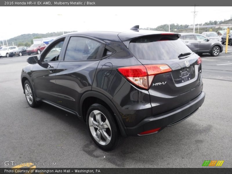 Mulberry Metallic / Black 2016 Honda HR-V EX AWD