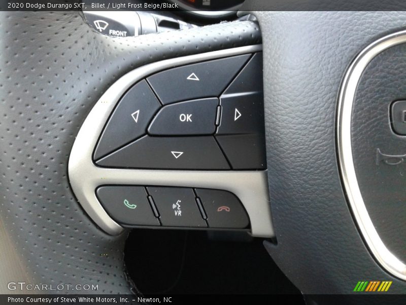 Billet / Light Frost Beige/Black 2020 Dodge Durango SXT