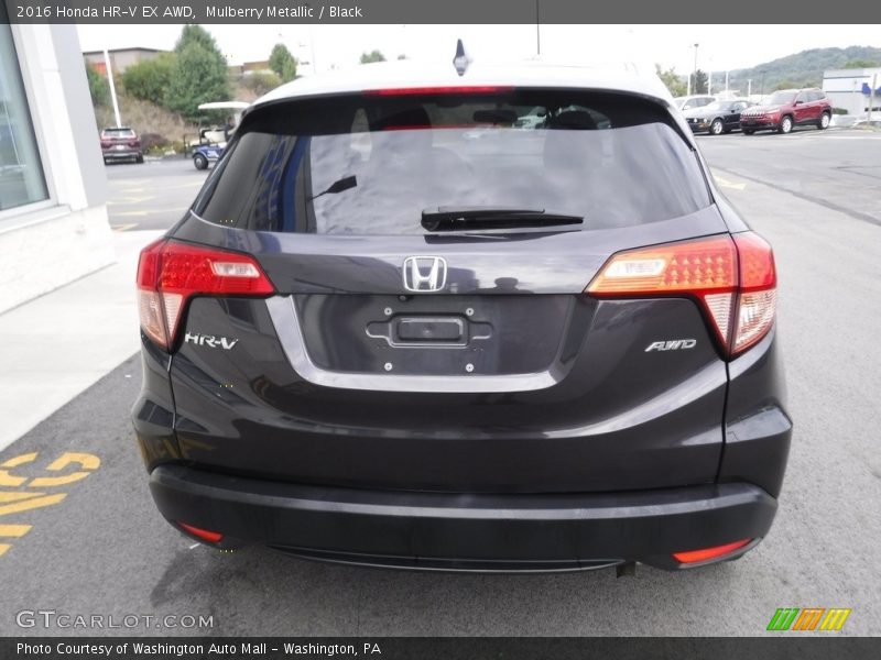 Mulberry Metallic / Black 2016 Honda HR-V EX AWD