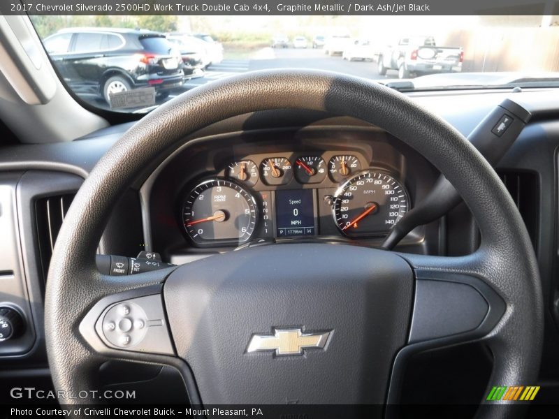 Graphite Metallic / Dark Ash/Jet Black 2017 Chevrolet Silverado 2500HD Work Truck Double Cab 4x4
