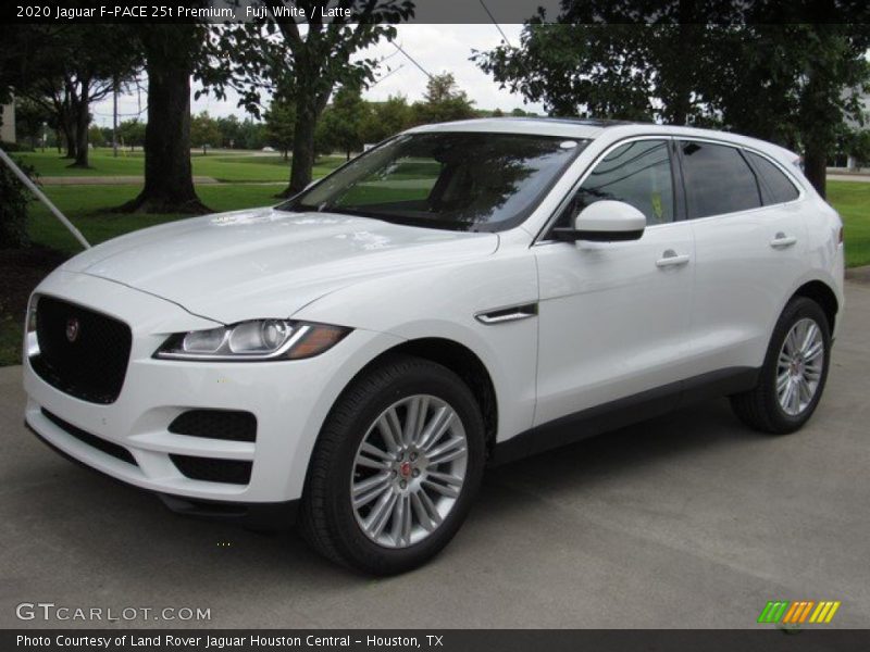 Fuji White / Latte 2020 Jaguar F-PACE 25t Premium