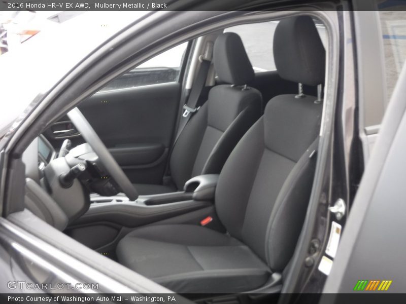 Mulberry Metallic / Black 2016 Honda HR-V EX AWD