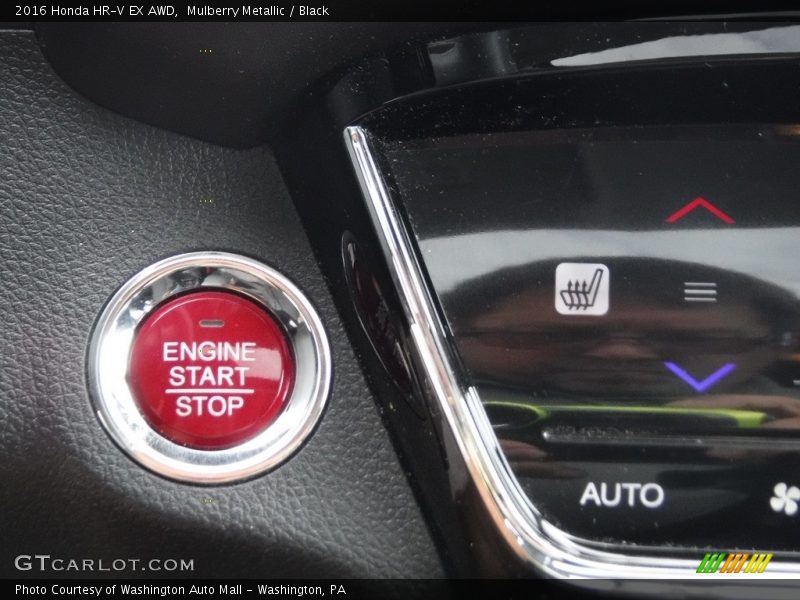 Mulberry Metallic / Black 2016 Honda HR-V EX AWD