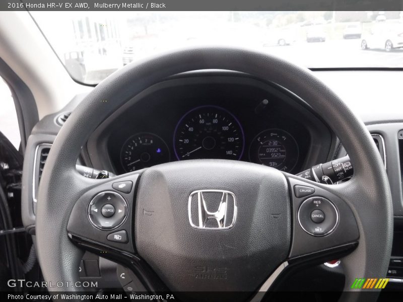 Mulberry Metallic / Black 2016 Honda HR-V EX AWD