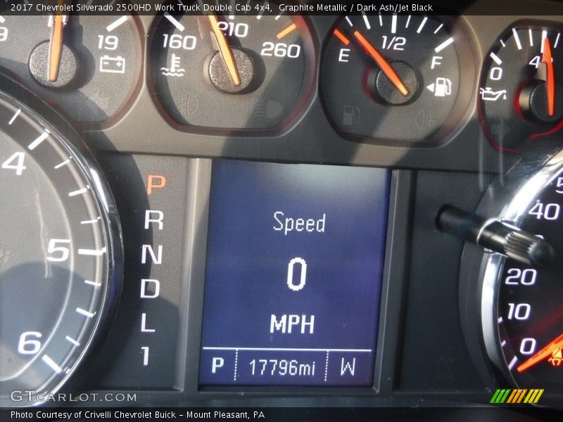 Graphite Metallic / Dark Ash/Jet Black 2017 Chevrolet Silverado 2500HD Work Truck Double Cab 4x4