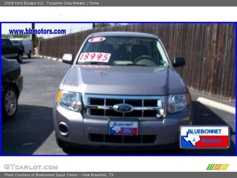 Tungsten Grey Metallic / Stone 2008 Ford Escape XLS