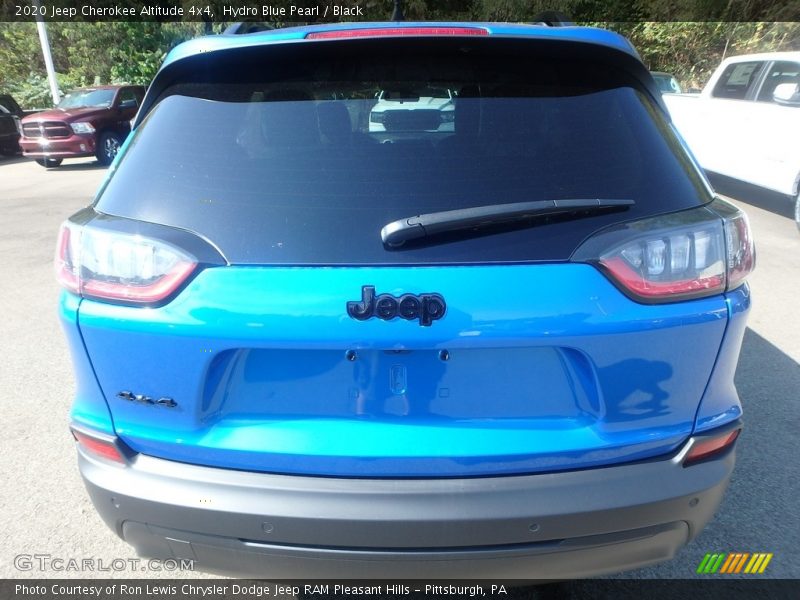 Hydro Blue Pearl / Black 2020 Jeep Cherokee Altitude 4x4