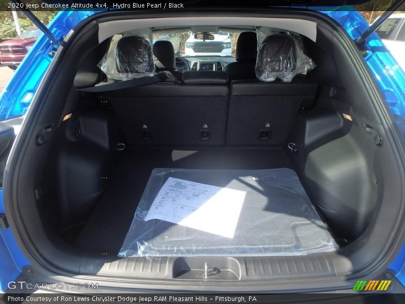 Hydro Blue Pearl / Black 2020 Jeep Cherokee Altitude 4x4