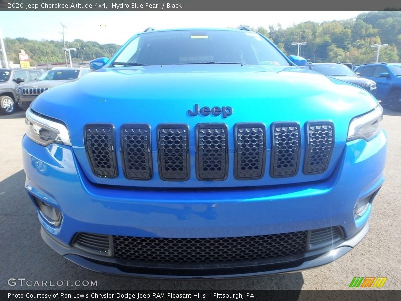 Hydro Blue Pearl / Black 2020 Jeep Cherokee Altitude 4x4