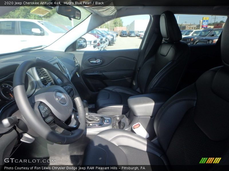 Hydro Blue Pearl / Black 2020 Jeep Cherokee Altitude 4x4