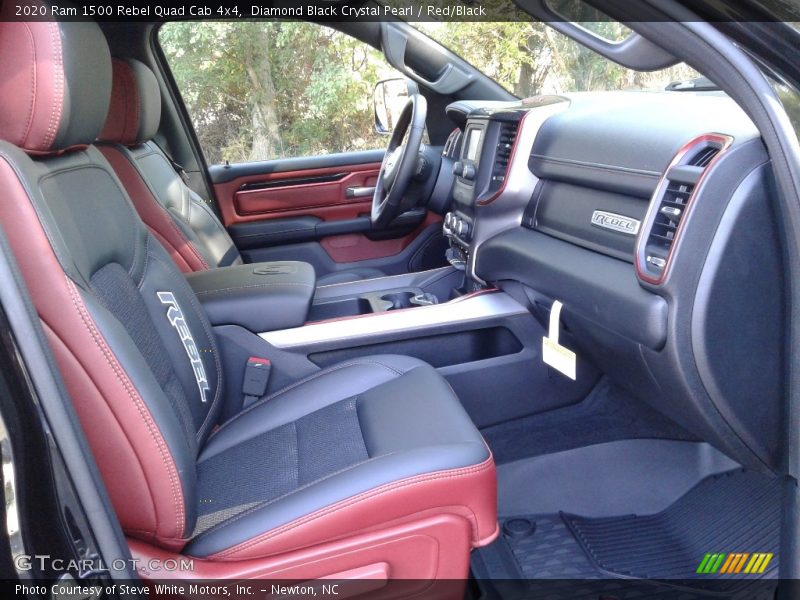  2020 1500 Rebel Quad Cab 4x4 Red/Black Interior