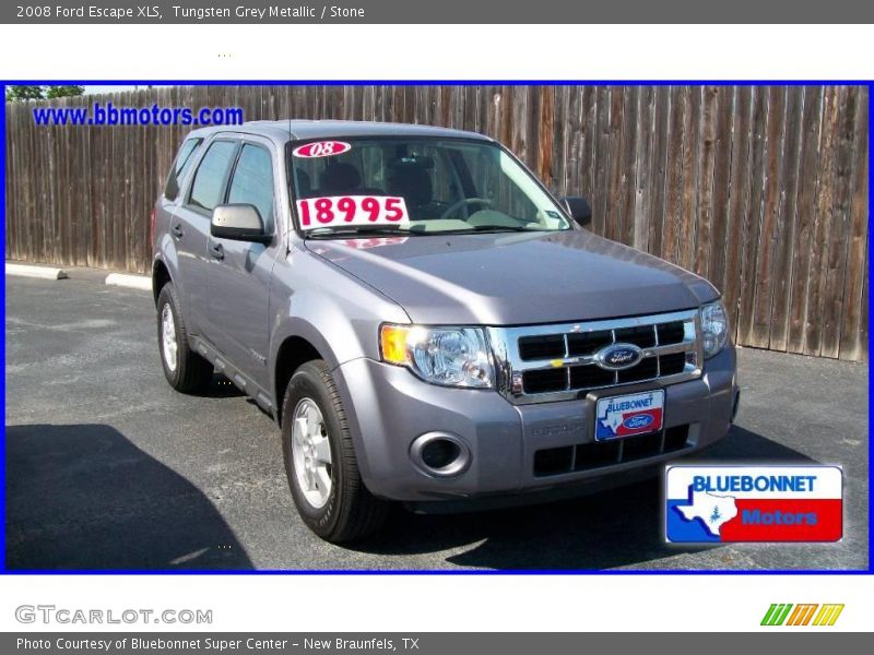 Tungsten Grey Metallic / Stone 2008 Ford Escape XLS
