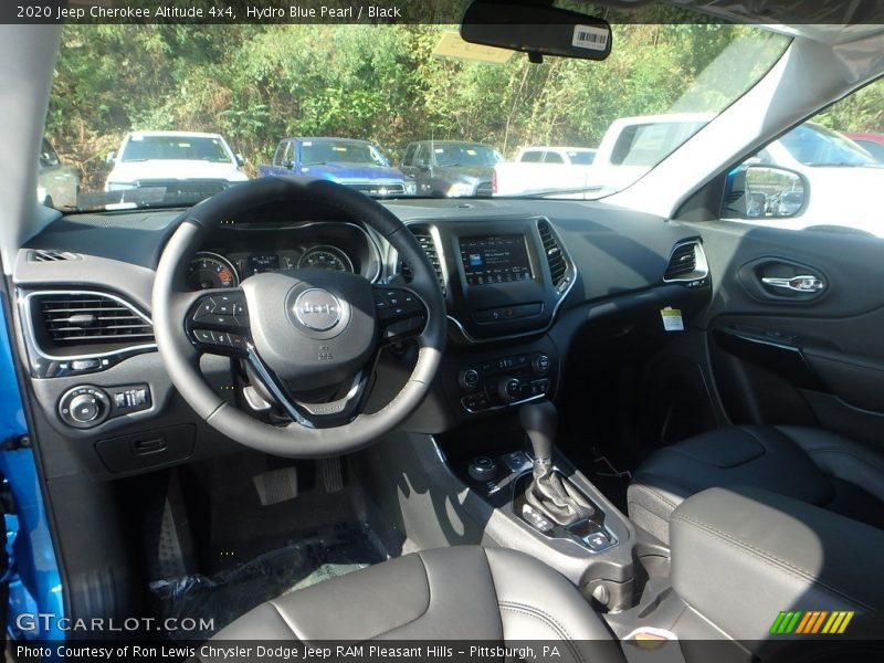 Hydro Blue Pearl / Black 2020 Jeep Cherokee Altitude 4x4