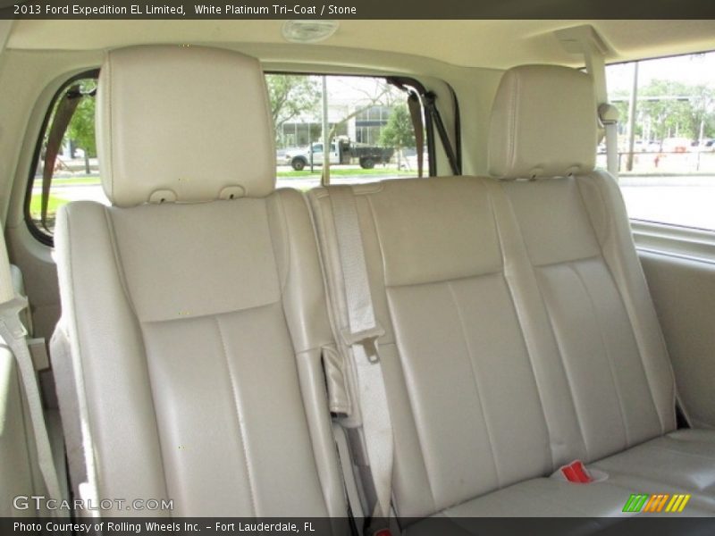 White Platinum Tri-Coat / Stone 2013 Ford Expedition EL Limited
