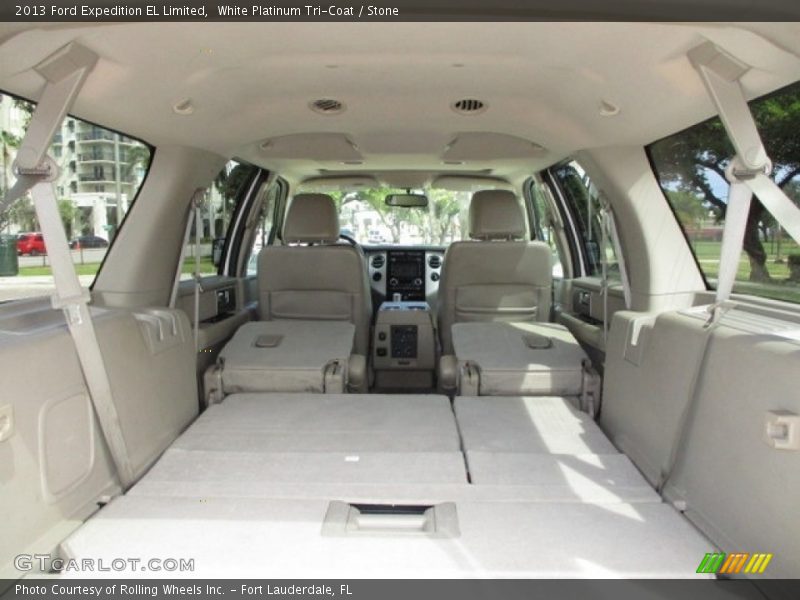 White Platinum Tri-Coat / Stone 2013 Ford Expedition EL Limited