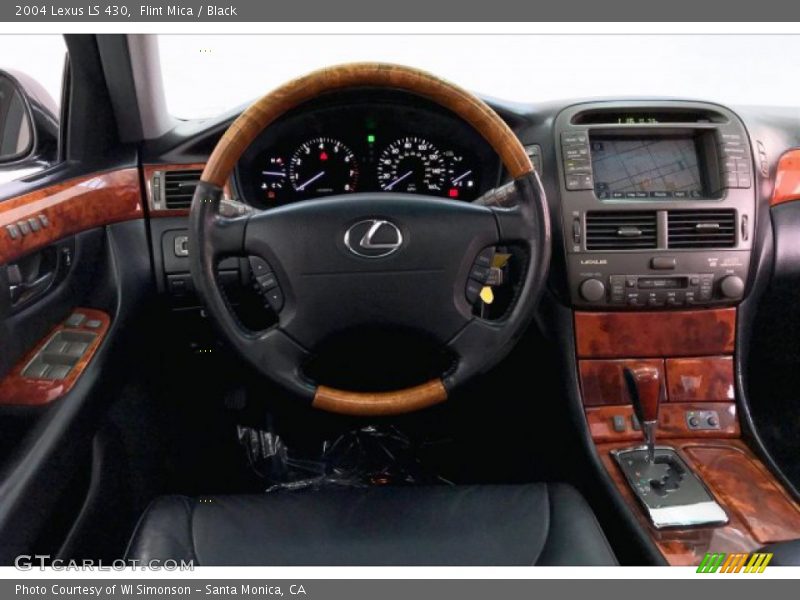 Flint Mica / Black 2004 Lexus LS 430
