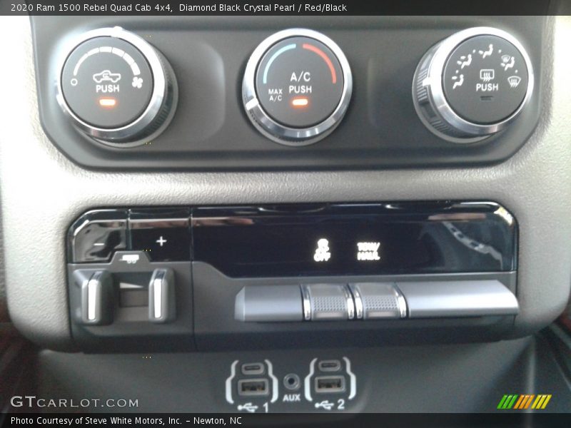 Controls of 2020 1500 Rebel Quad Cab 4x4