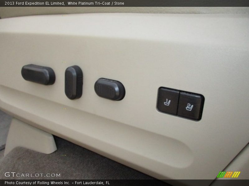 White Platinum Tri-Coat / Stone 2013 Ford Expedition EL Limited