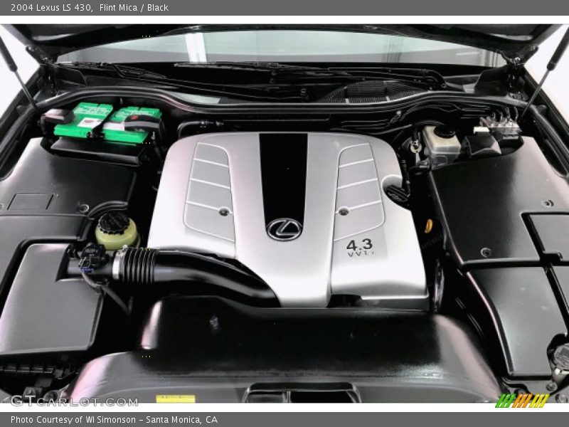 Flint Mica / Black 2004 Lexus LS 430