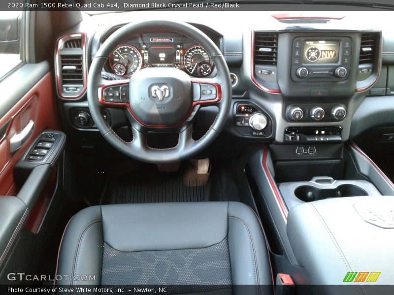 Dashboard of 2020 1500 Rebel Quad Cab 4x4