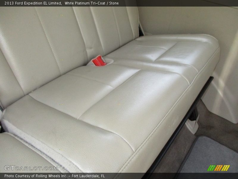 White Platinum Tri-Coat / Stone 2013 Ford Expedition EL Limited