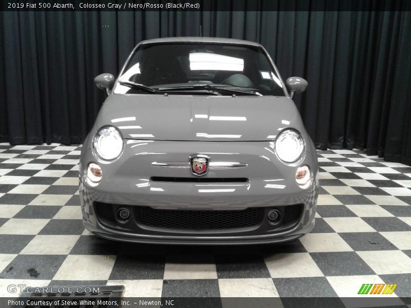 Colosseo Gray / Nero/Rosso (Black/Red) 2019 Fiat 500 Abarth