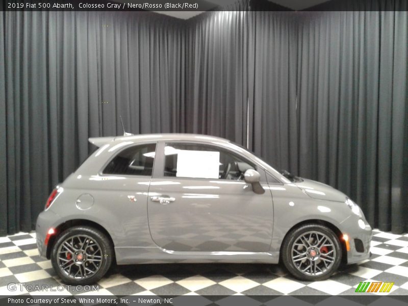 Colosseo Gray / Nero/Rosso (Black/Red) 2019 Fiat 500 Abarth