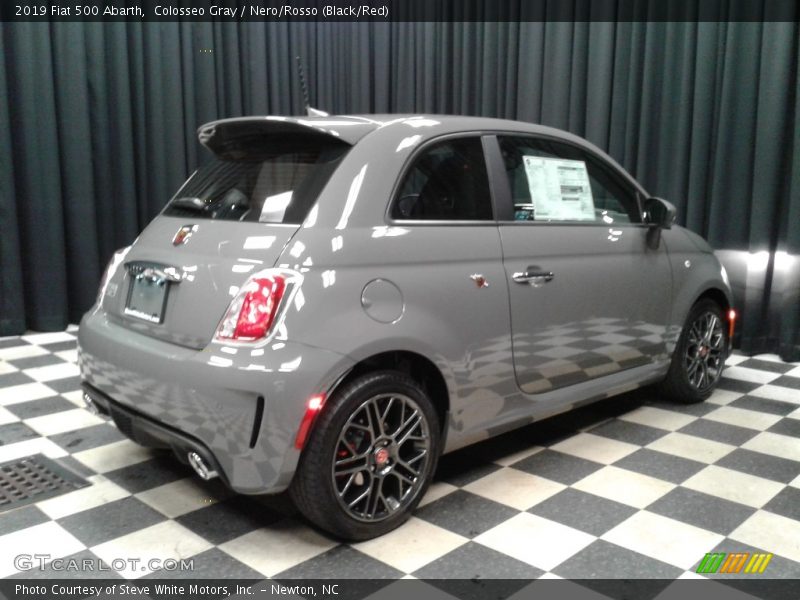 Colosseo Gray / Nero/Rosso (Black/Red) 2019 Fiat 500 Abarth