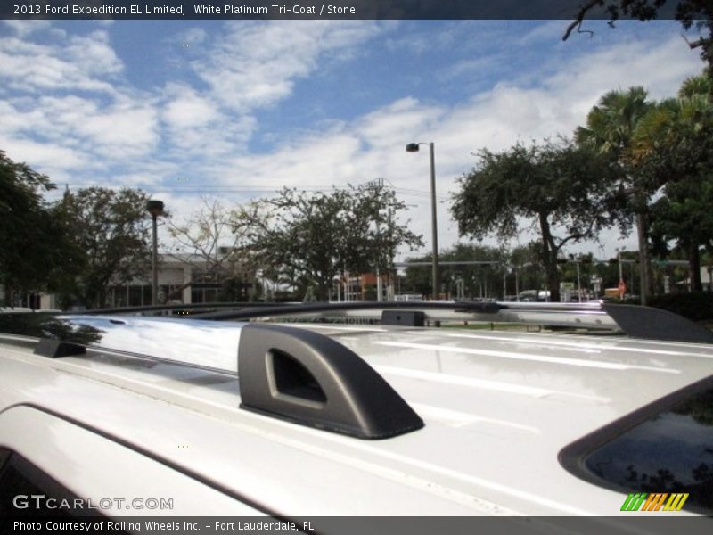 White Platinum Tri-Coat / Stone 2013 Ford Expedition EL Limited
