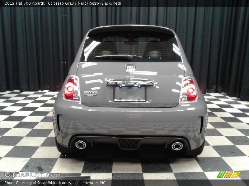 Colosseo Gray / Nero/Rosso (Black/Red) 2019 Fiat 500 Abarth