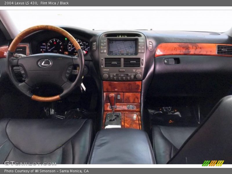 Flint Mica / Black 2004 Lexus LS 430