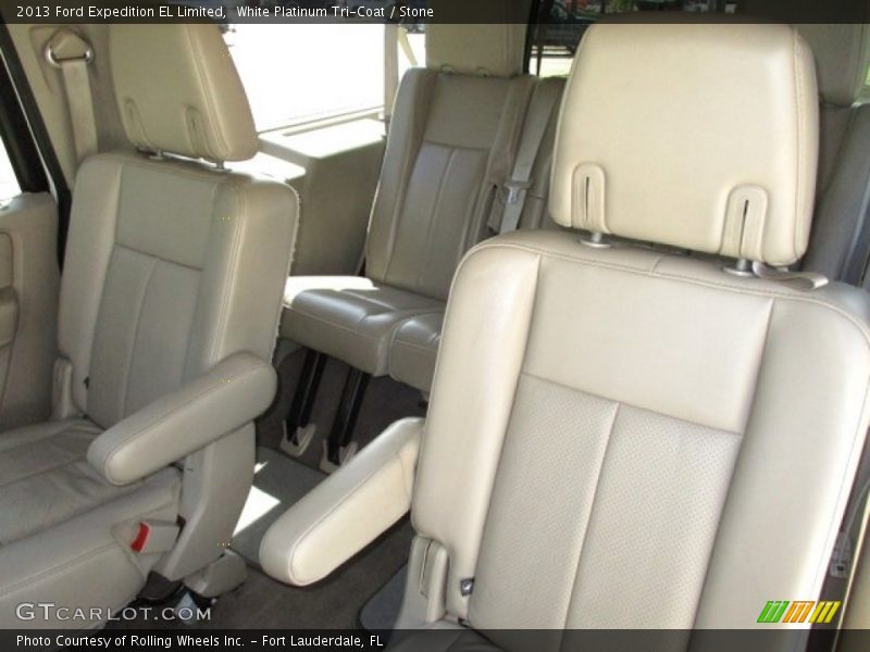 White Platinum Tri-Coat / Stone 2013 Ford Expedition EL Limited
