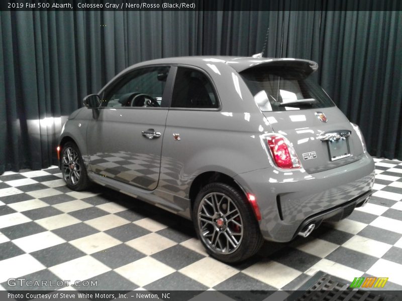 Colosseo Gray / Nero/Rosso (Black/Red) 2019 Fiat 500 Abarth