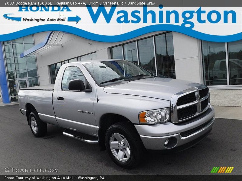 Bright Silver Metallic / Dark Slate Gray 2003 Dodge Ram 1500 SLT Regular Cab 4x4