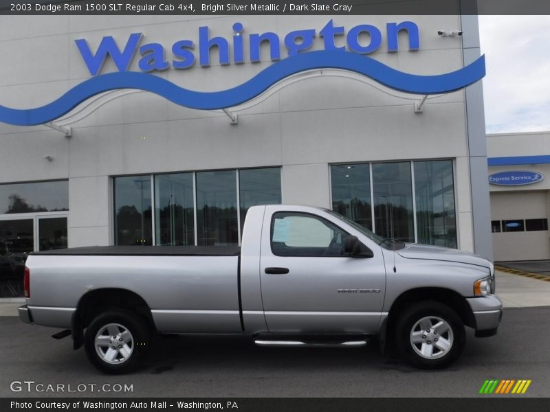 Bright Silver Metallic / Dark Slate Gray 2003 Dodge Ram 1500 SLT Regular Cab 4x4