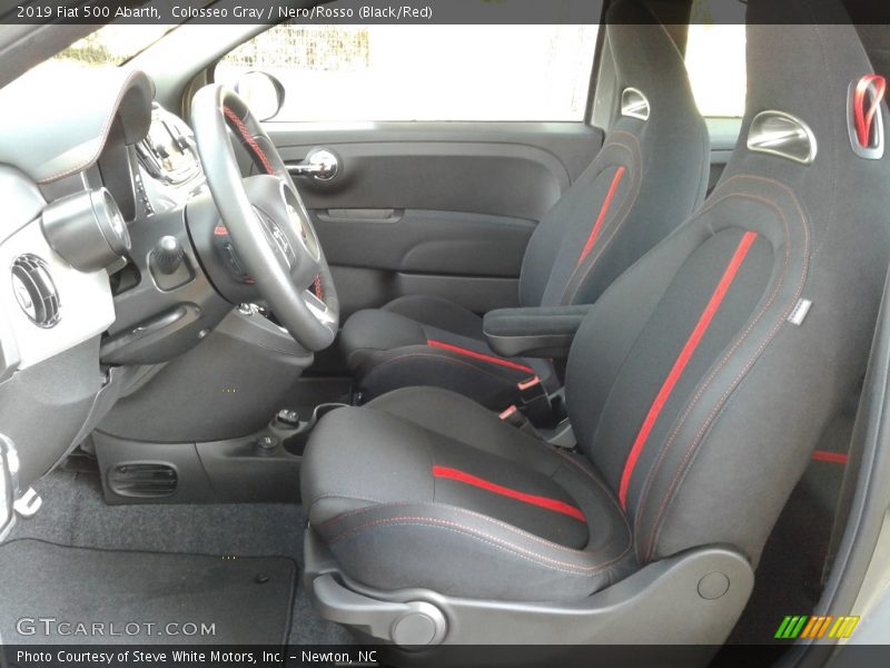 Front Seat of 2019 500 Abarth