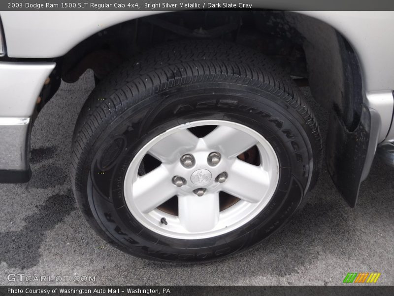 Bright Silver Metallic / Dark Slate Gray 2003 Dodge Ram 1500 SLT Regular Cab 4x4