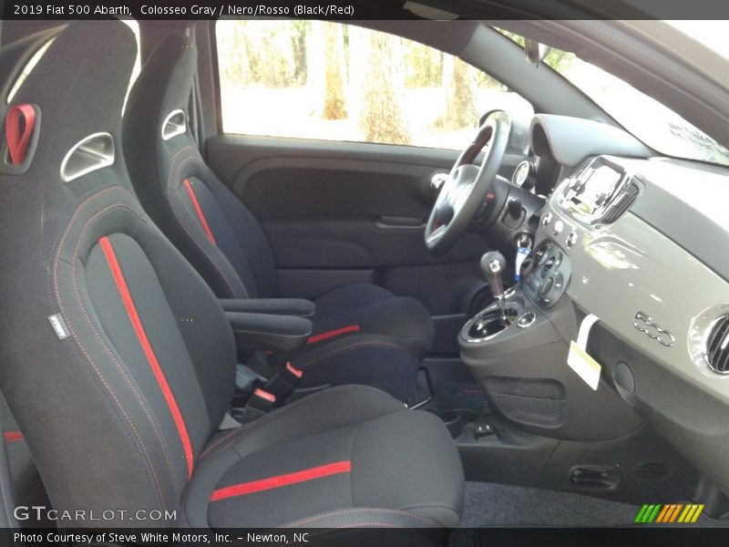 Colosseo Gray / Nero/Rosso (Black/Red) 2019 Fiat 500 Abarth