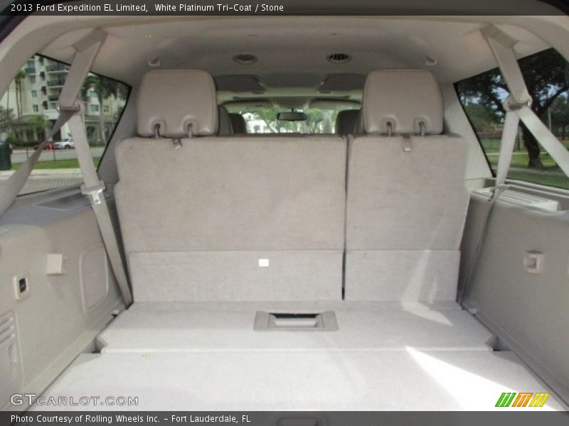 White Platinum Tri-Coat / Stone 2013 Ford Expedition EL Limited