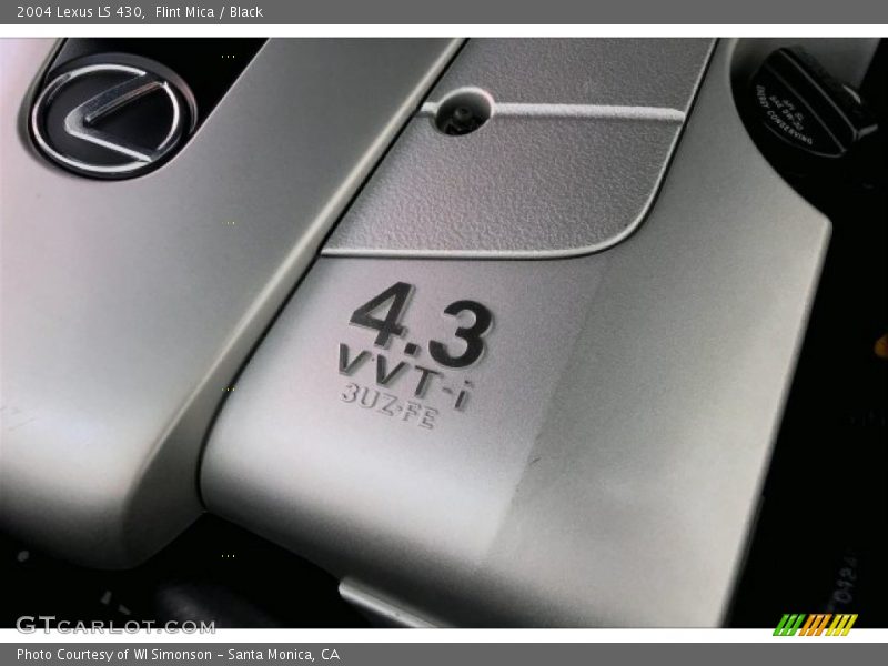 Flint Mica / Black 2004 Lexus LS 430