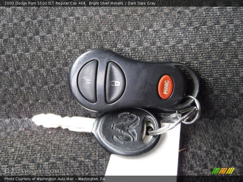 Bright Silver Metallic / Dark Slate Gray 2003 Dodge Ram 1500 SLT Regular Cab 4x4