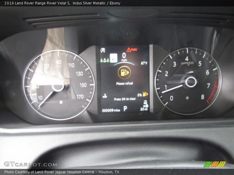 Indus Silver Metallic / Ebony 2019 Land Rover Range Rover Velar S