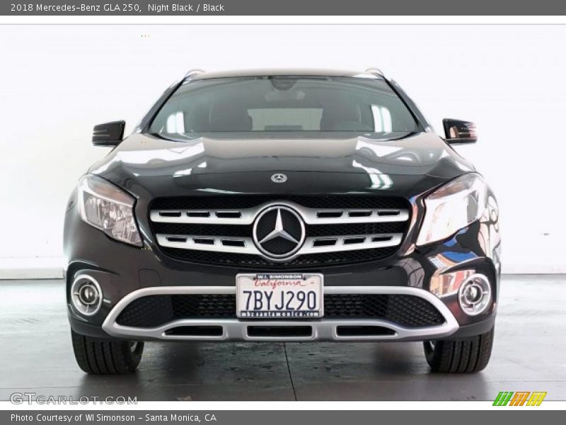 Night Black / Black 2018 Mercedes-Benz GLA 250