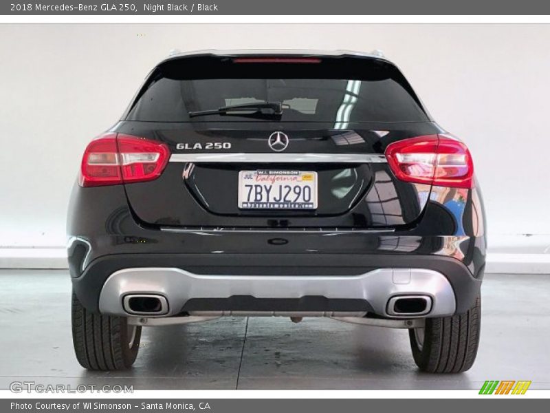 Night Black / Black 2018 Mercedes-Benz GLA 250