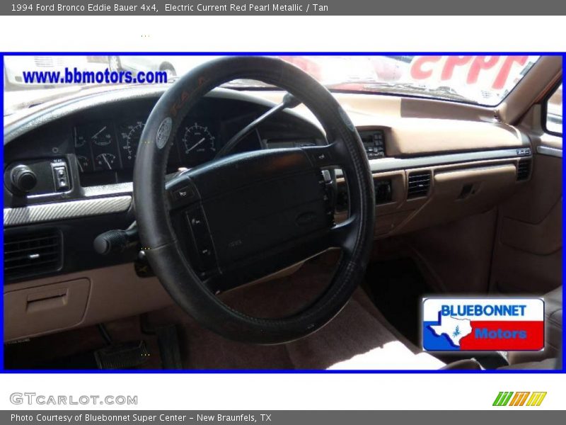 Electric Current Red Pearl Metallic / Tan 1994 Ford Bronco Eddie Bauer 4x4