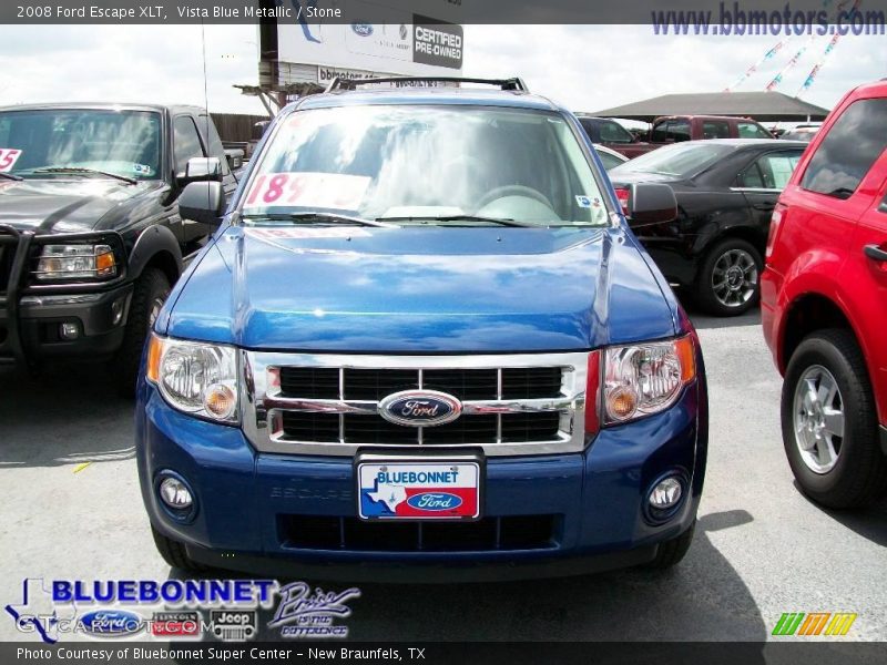 Vista Blue Metallic / Stone 2008 Ford Escape XLT