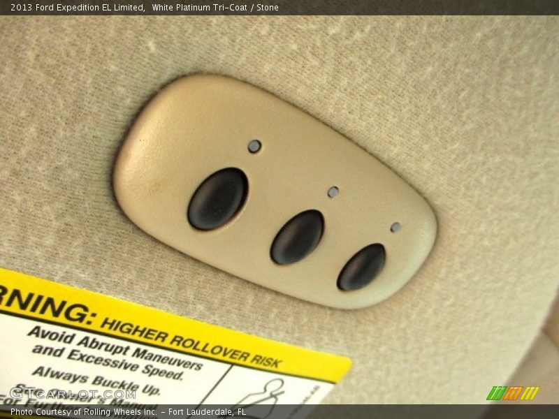 White Platinum Tri-Coat / Stone 2013 Ford Expedition EL Limited